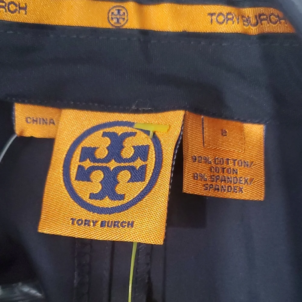 NWT Tory Burch Blue Wide-Leg Trousers Office Board Room Dress Pants Size 2 - Picture 11 of 16